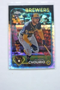 2024 Topps Chrome Logofractor Edition - Jackson Chourio #161 (RC) - Picture 1 of 2