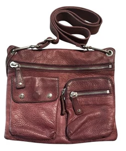 Fossil Sutter MultiPocket Messenger Bag Crossbody 90s Y2K Leather Crossbody - Picture 1 of 12