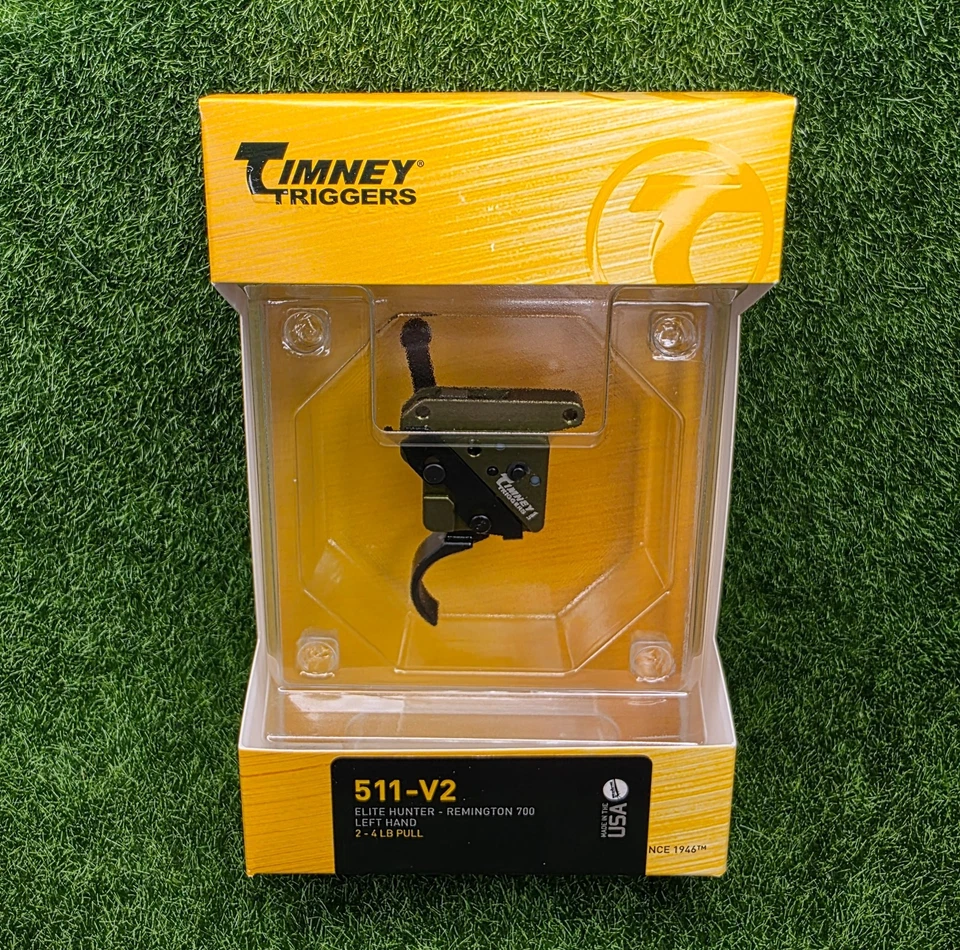 TIMNEY TRIGGERS Timney Elite Hunter Remington 700 Left Hand Adjustable Trigger w/ Safety #511-V2