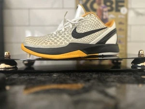 Nike Zoom Kobe VI (GS) Size 7Y New Without Box White/Black Del Sol Natural Grey - Picture 1 of 6