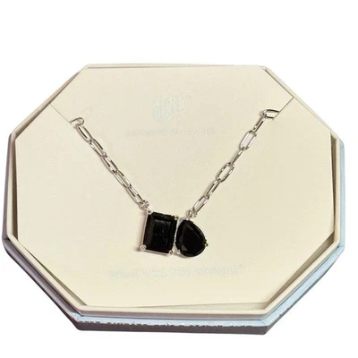 Collar Bomb Party "Encuentra tu Voz" Ónix Negro sobre Rodio NK69075 Foto 1 de 2