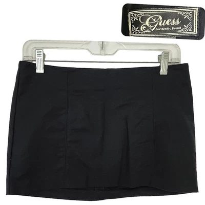 Minifalda vintage Guess Micro para mujer 26 negra Y2K años 90  Foto 1 de 4