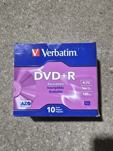 10 PACK Verbatim DVD+R discs RW - Picture 1 of 1