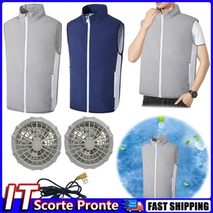Abbigliamento estivo con aria condizionata per uomo e donna, gilet rinfrescante, - Afbeelding 1 van 33