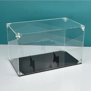 Acrylic Football Display Case Memorabilia Holder Showcase Box Dustproof Storage - Picture 1 of 7