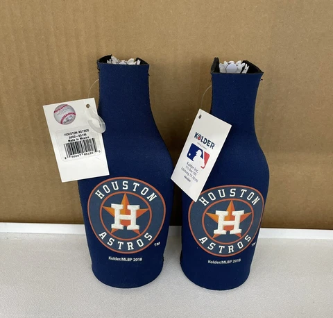 2-MLB Houston Astros Beer Koozie Cover
