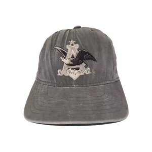 Vintage Tag '95 Anheuser Busch Bier Strapback grau Baseball Cap Mütze Adler Logo - Bild 1 von 16