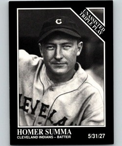Homer Summa 1991 Conlon Collection #205 Indians TP ID:32766