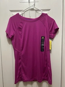 NWT XERSION BRAND WOMENS ORCHID SHORT SLEEVE SLIM FIT ATHLETIC SHIRT SIZE SMALL - Picture 1 of 7