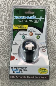 Smart Health Walking Fit Tracking Step Count Calorie Burn Distance Watch NIP - Picture 1 of 5