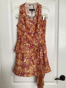 LAFAYETTTE 148 New York Pettie 100% Silk Sleeveless Top & Skirt Size 2 - Picture 1 of 13