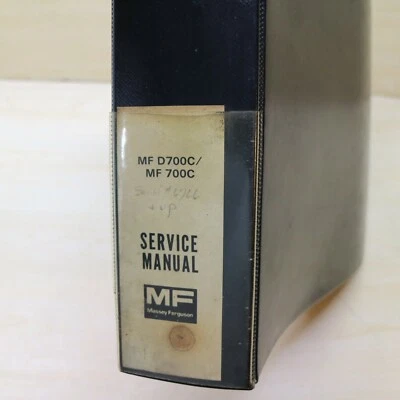 MASSEY FERGUSON MF D700C 700C Crawler Tractor Repair Shop Service Manual book - Image 1 of 4