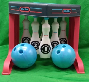 Little Tikes My First Bowling 6 Pin Set Easy Reset Button mit 2 KUGELN (Video) - Bild 1 von 16