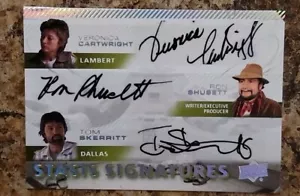 2017 Upper Deck Alien VERONICA CARTWRIGHT/RON SHUSETT/TOM SKERRIT Triple Auto - Picture 1 of 2