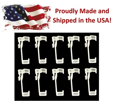 Clips de cenefa de 3 pulgadas para piezas horizontales de persianas de imitación de madera y madera Foto 1 de 4