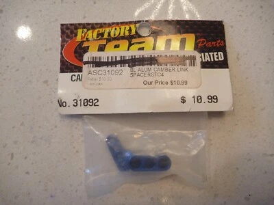 Vintage Rc Associated 31092 Blue Aluminum Chamber Link Spacer TC4 - Image 1 of 2