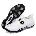 Men Fashion Golf Shoes Spikes Comfortable Rotating Buckle Walking Shoes Sneakers