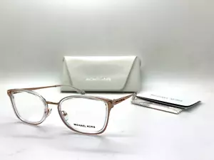 Michael Kors MK3061 (MURCIA)1108 CLEAR ON ROSE GOLD 52-18-140MM EYEGLASSES - Picture 1 of 3