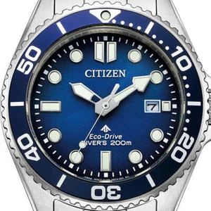 Citizen Promaster BN0260-54L Eco-Drive Blue Sapphire Stainless Steel 200M - Picture 1 of 3