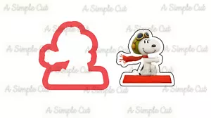 Cortador de galletas Flying Snoopy - Imagen 1 de 1