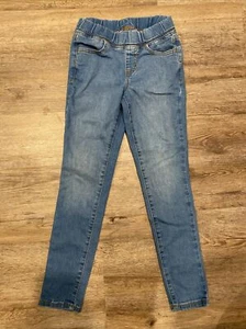 Girls' Pull-On Woven Jeggings - Cat & Jack 7 - Picture 1 of 2