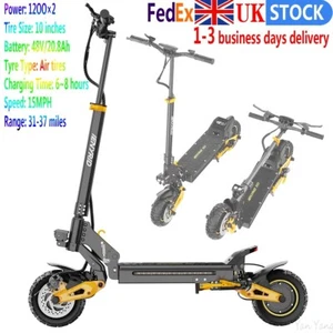 iENYRID ADULT ELECTRIC SCOOTER Dual Motor LONG RANGE 37 Miles HIGH SPEED 15 MPH - Picture 1 of 24
