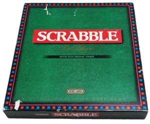 SCRABBLE DELUXE GAME : Large Box Vintage Edition By Spears (FREE UK P&P) - Picture 1 of 12
