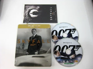 Skyfall blu ray +DVD +Postcards Daniel Graig Javier Bardem (Case Of Metal) - Picture 1 of 2