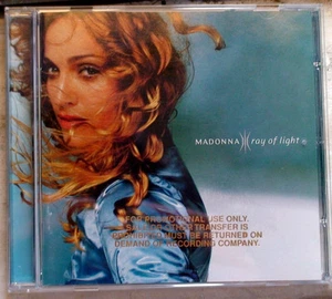MADONNA RAY OF LIGHT 1998 US CD COVER gold-stamped promo MADE IN USA - Picture 1 of 3