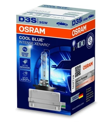 1PCS NEW OSRAM XENARC D3S 66340CBI 6000K HID XENON LIGHT BULB - Image 1 of 4