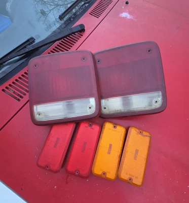 85-96 Chevrolet/GMC G-Series Van OEM Taillights w/Harness & All Side Lights-F/R - Image 1 of 4