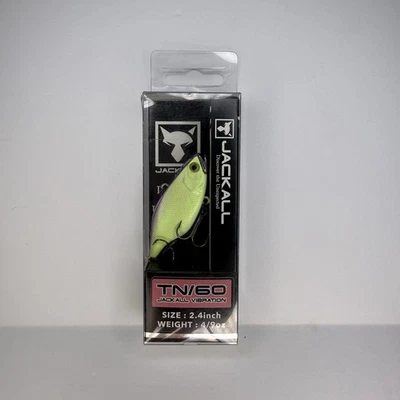 "Señuelo vibratorio Jackall TN/60 púrpura Chartreuse 2,4"" 4/9 oz bajo sin labios" Foto 1 de 4