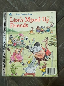 1987 Little Golden Book #304-62 Lion’s Mixed-Up Friends “C” Printing - Picture 1 of 9