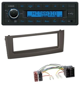 VDO Bluetooth AUX USB MP3 Autoradio für Fiat Grande Punto Punto ab 05 schwarz - Bild 1 von 5