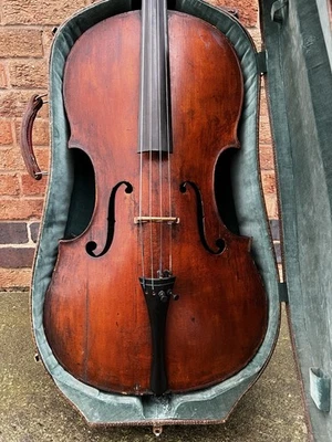 An Old English Cello 19th Century  For Restoration - Image 1 of 4