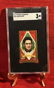 James Austin / SGC 3 / 1911 Piedmont T205 / NEW YORK HIGHLANDERS (Yankees) - Picture 1 of 2