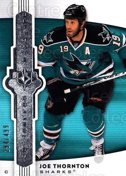 2007-08 UD Ultimate Collection #12 Joe Thornton - Image 1 of 1