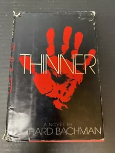 THINNER Stephen King Richard Bachman Book Club Edition Hardcover DJ 1984 Vintage - Imagen 1 de 11