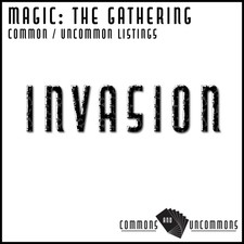 Magic the Gathering: Invasion - SINGLES - Commons/Uncommons MTG