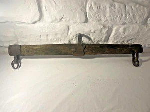 Pferdezubehör Antik Zubehör Pferdegeschirr Gespann für Ochsen um 1900 Alt Holz - Bild 1 von 9