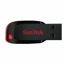 SanDisk Cruzer Blade 16GB USB Flash Drive - SDCZ50-016G-B35