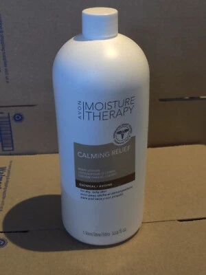 Avon MOISTURE THERAPY Calming Relief OATMEAL Body Lotion 4 Dry ITCHY SKIN 33.8 - Image 1 of 3