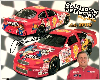 Hoja Promocional Autografiada Lake Speed 8x10. Cartoon Network Racing #9. G67 Foto 1 de 2