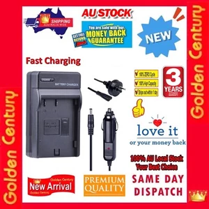 AC Wall Car Battery Charger for Panasonic BCM13E Lumix DMC-FT6 LZ40 TS5 TS6 TZ40 - Picture 1 of 4