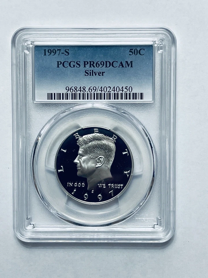 1997-S Kennedy Silver Half Dollar PCGS PR69DCAM - Image 1 of 4