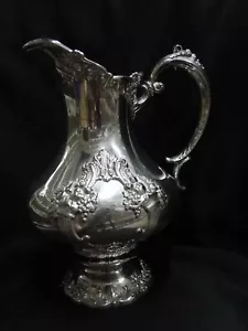 Reed & Barton King Francis, Silverplate: Water Pitcher #1658, 10" Tall - Picture 1 of 12