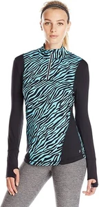 Skirt Sports 243203 Womens Activewear Long Sleeve Top Safari Print Size Small - Picture 1 of 2