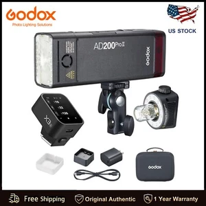 GODOX AD200 Pro II AD200Pro II 200W 2.4G Flash with Godox X3-S Trigger for Sony - Picture 1 of 12