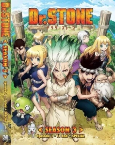 Anime DVD Dr. Stone Season 3 (Vol.1-11 End & Special) Complete ENGLISH DUB - Picture 1 of 6