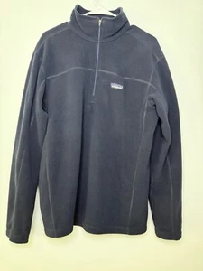 EUC Patagonia STY26175 Navy Fleece 1/4 Zip Pullover Mens Size M Medium Q-Zip - Picture 1 of 6